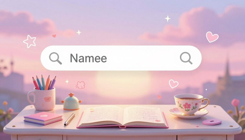 cute aesthetic name generator
